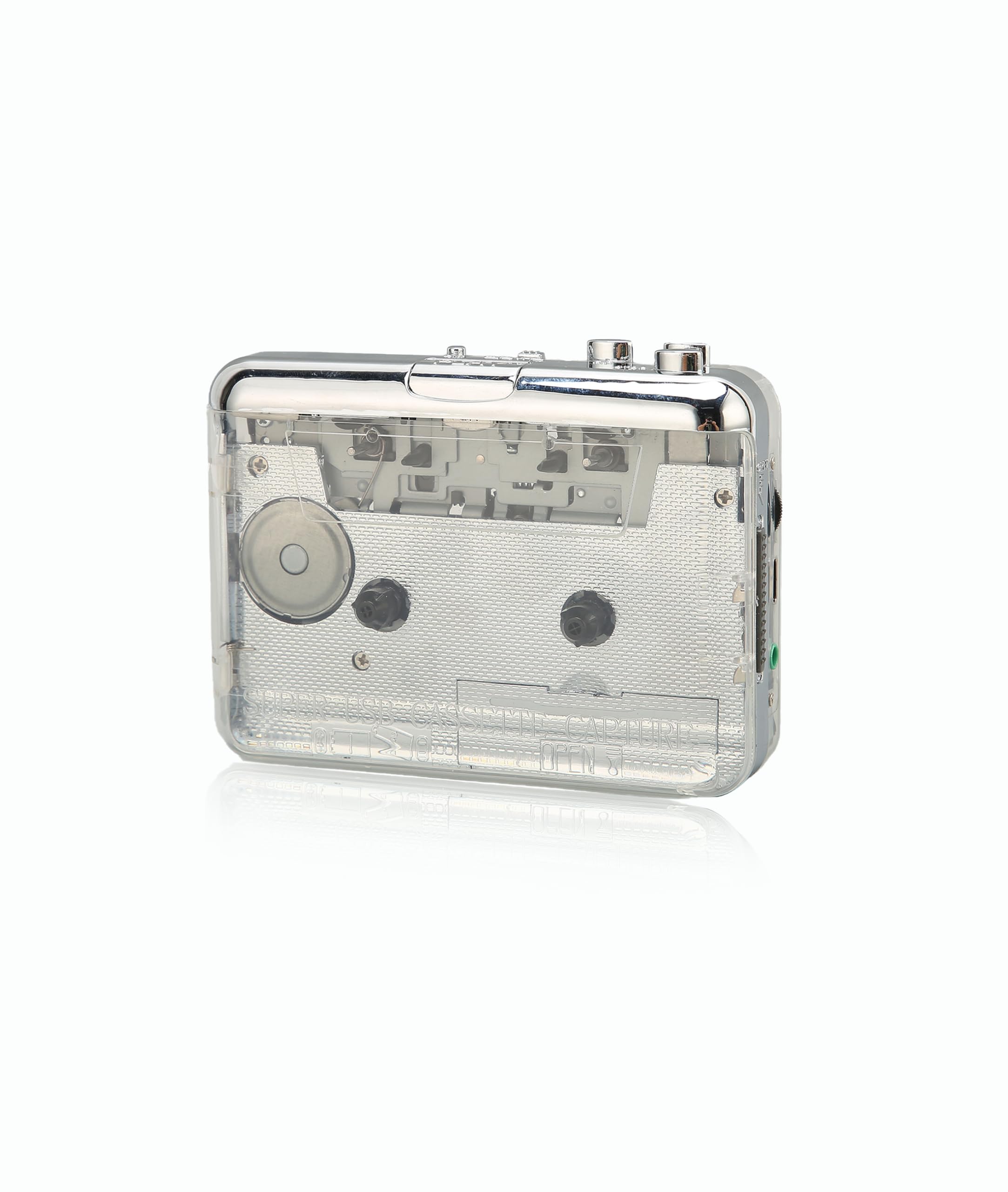 Photo 1 of Zyyini Portable Cassette Player, Compact Cassette Tape Player/Recorder,Auto Reverse Function,with 3.5mm Headphone Jack,Vintage Cassette Player for Elder Friends