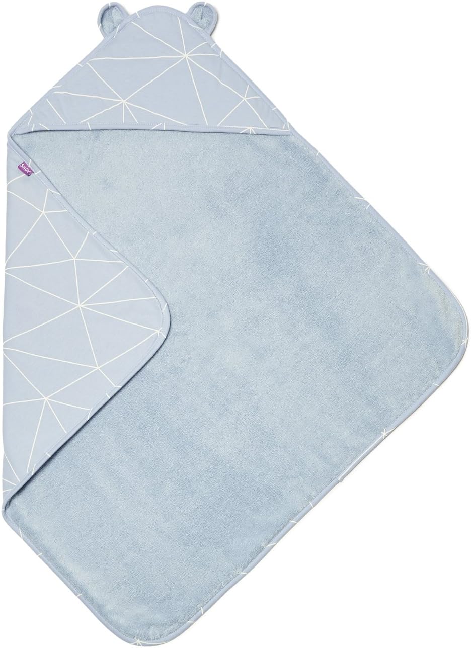 Snuz Baby Towel with Hood, Geo Breeze