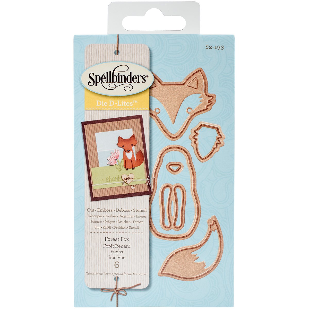 Spellbinders Spellbinders Shapeabilities Die D-Lites-Forest Fox,