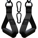 Vigoog Heavy Duty Gym Workout Handle Attachments - Powerful, Comfortable &amp; Anti-Slip Rubber Exercise Grips for Cable Machines, Pulley Systems and Other Fitness Equipments