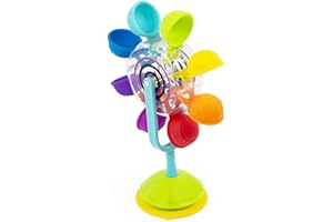 Sassy Whirling Waterfall Suction Toy for Bathtime - Stem - Ages 12+ Months, Multi