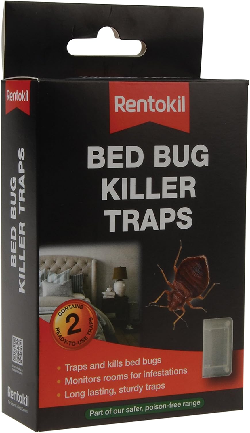 Rentokil Bed Bug Killer Traps, Adhesive Bed Bug Trap, Detect & Monitor Bed Bugs, Ready to Use, Lasts up to 3 Months - Image 3