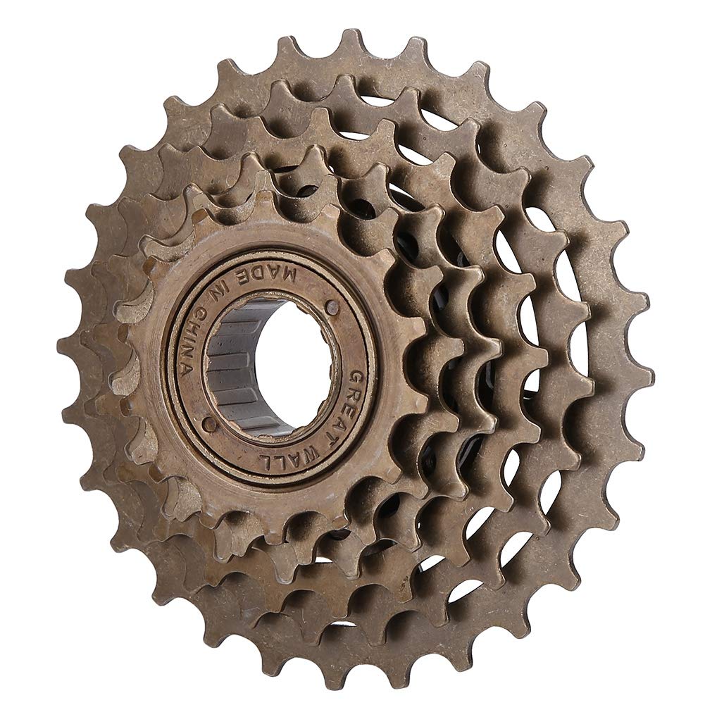 Tbest Bike Freewheel Cassette, Bicycle Component Gear Cassette 14T-28T and Group of Parts
