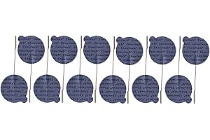 DURA-STICK PLUS Dura Stick Plus 2" Round Electrodes - 12 Electrodes - Blue Foam Sticky Pads