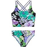Kanu Surf Girls Waverly UPF 50 Beach Sport Criss-Cross Tankini