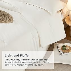 Quataly California King Comforter Set Beige,3PCS