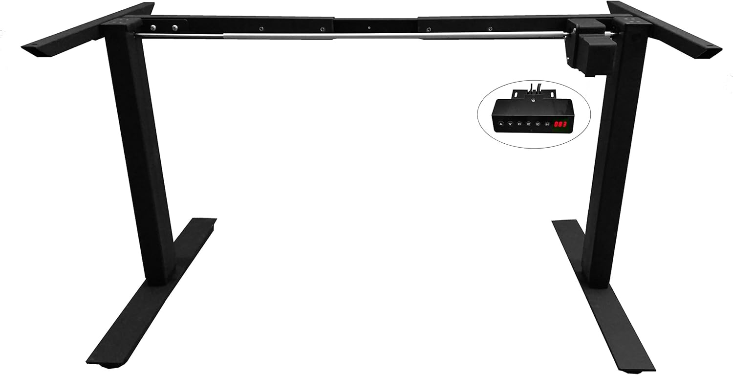 AnthroDesk Sit to Stand Electric Adjustable Height Standing Desk