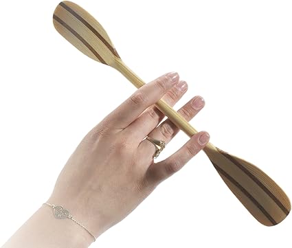Wooden Pine Mahogany Mini Kayak Paddle Best Anti Stress Gaget 30cm Amazon Fr Sports Et Loisirs