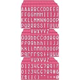 PEGZ V2 Alphabet Stamps Curvy Girl Font 1/4" Medium Size 150 Piece Bundle