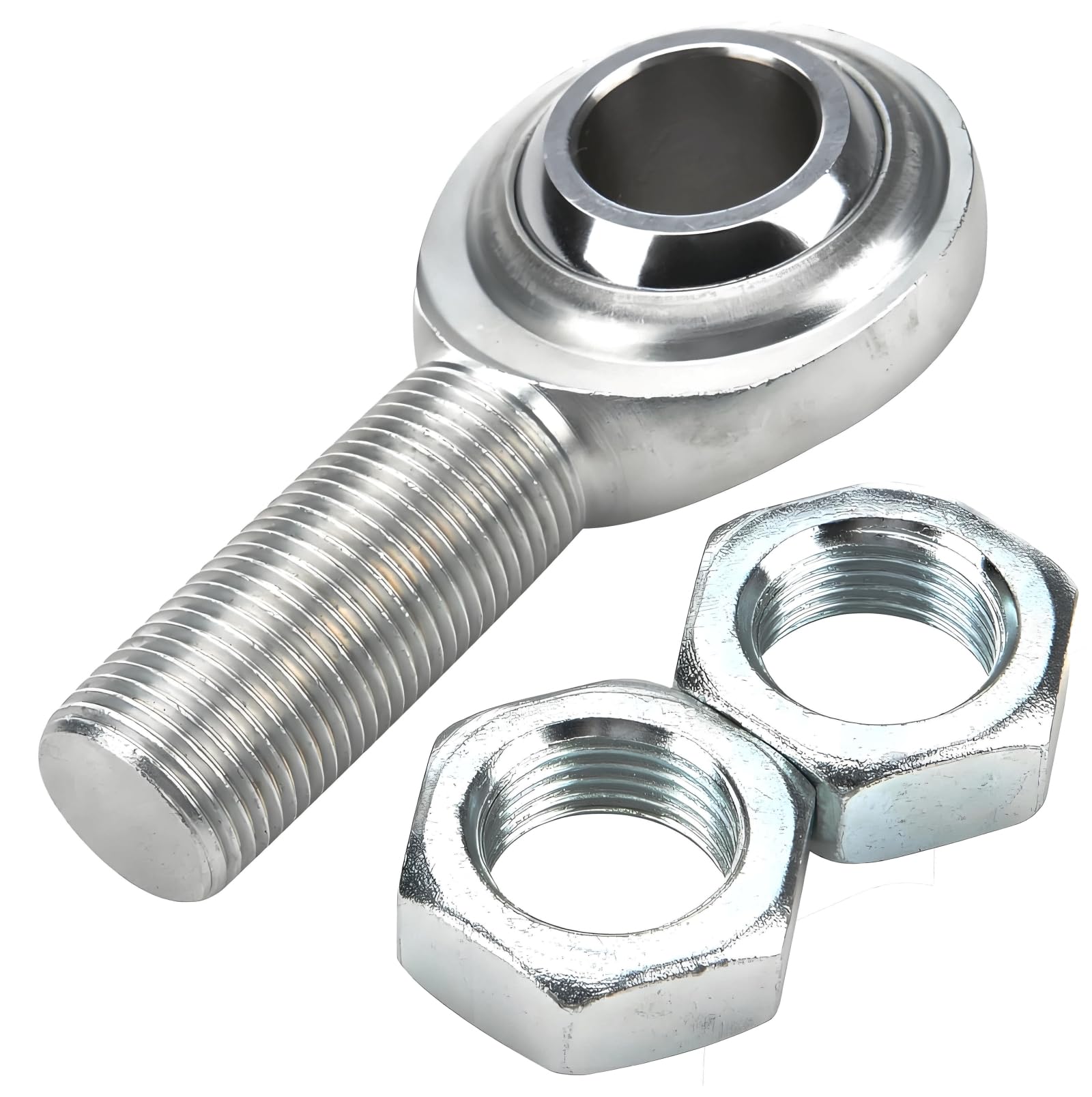 Photo 1 of 3/4" Heim s Rod End Steering Shaft Support Spherical Rod End 3/4-16 in Right Hand Male Thread Oversized Jam Nut Chromoly 3/4 in Steering Shaft Kit