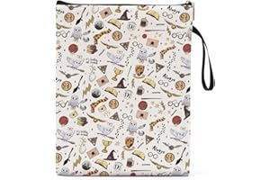 TBT Book Lovers Gifts Ideas Witchy Gifts Halloween Gothic Witch Book Sleeve Kindle Sleeve Book Protector Book Pouch for Women Librarian Bookish Reader Bibliophile Bookworm Reading Lover Book Cover