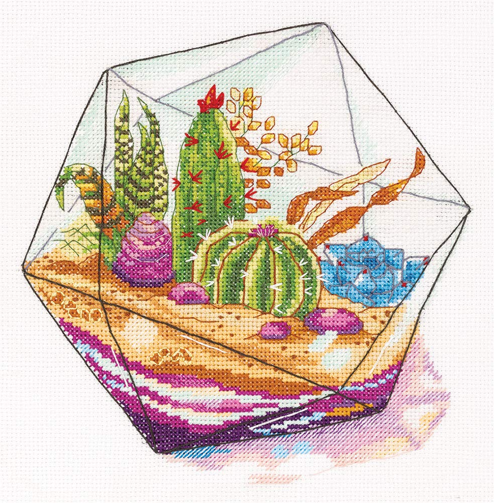 PANNA C-7080 Cross Stitch Kit, Multi-Colour, 20 x 20.5 cm — image 1