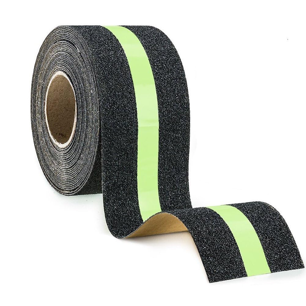 BigTron Premium Quality Anti slip Tape, Glowing Strip Waterproof Self-adhesive Anti-upturned Non-slip Tape (5cm*5m)