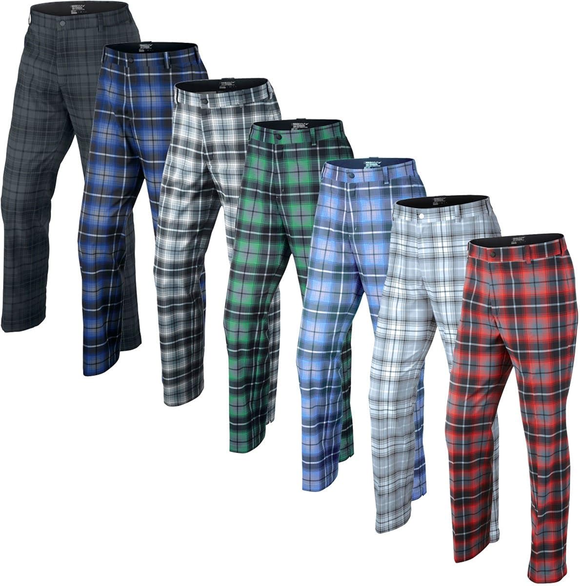 Nike golf tartan trousers Clearance