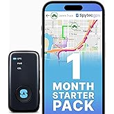 Spy Tec Atlas GPS Tracker for Vehicles & Kids | Up to 14-Day Battery Life | Geofencing, Portable Real Time Mini GPS Car Tracker w/Lifetime Support | Starter Kit with 1st Month Included