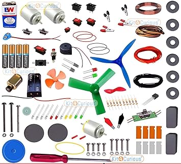 Kit4Curious NASA Tech Super Kit 100 items in a kit  Science & fun innovation Kit with instruction manual