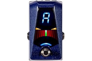 Korg Pitchblack Advance, 1/4-Inch Right Angle to Straight Guitar Pedal Tuner PB-AD BL