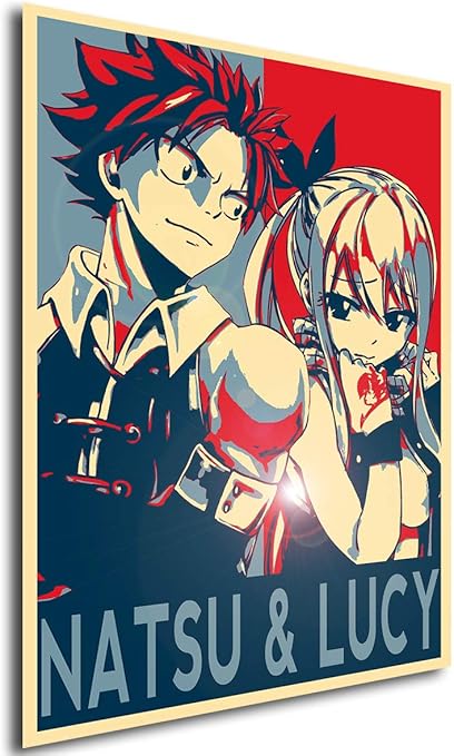 Amazon Co Jp Instabuyポスターfairy Tail Propaganda Natsu Lucy B A3 42x30 Cm Generic