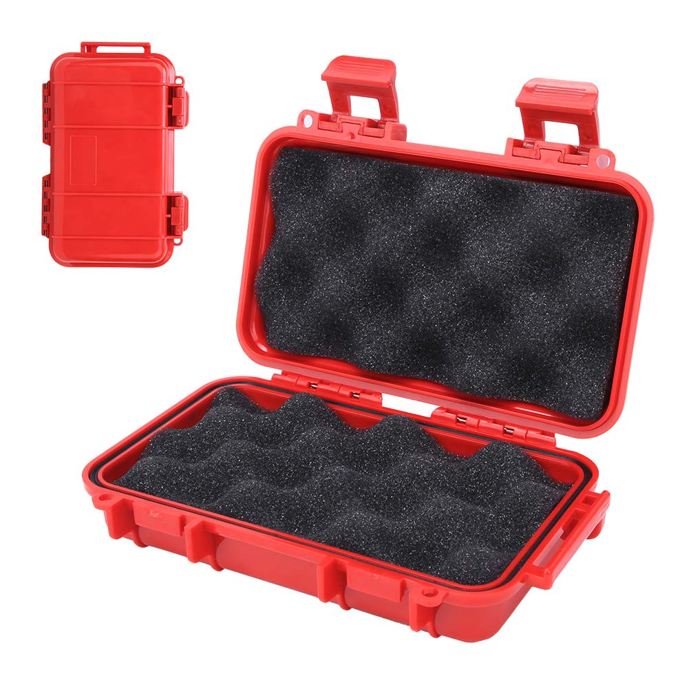 BOROCO Seal Box, Outdoor EDC Seal Storage Box Waterproof Shockproof Survival Box Container Case for Fishing Camping Hiking Outdoor Activities(大)
