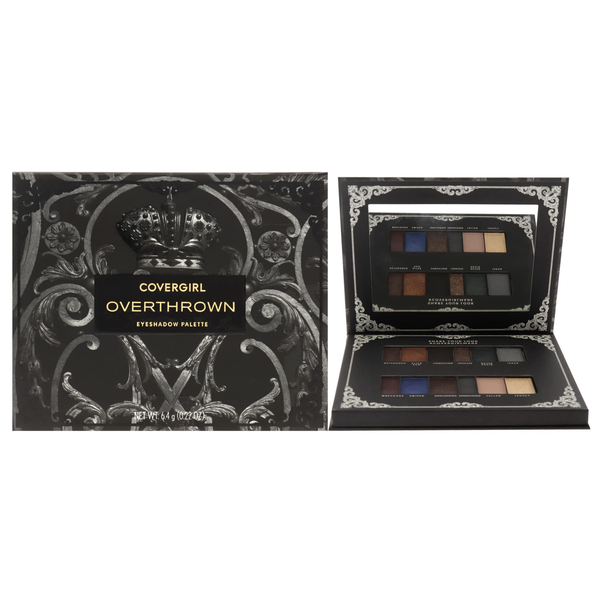 CoverGirl Eyeshadow Palette - Overthrown For Women 0.22 oz Eye Shadow