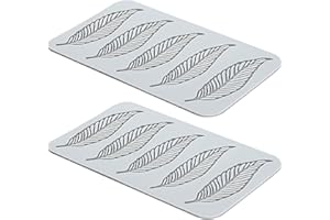 Tuille Molds 2PCS Silicone Mold in Different Shape, 3D No-Stick Baking Molds for Fondant Chocolate