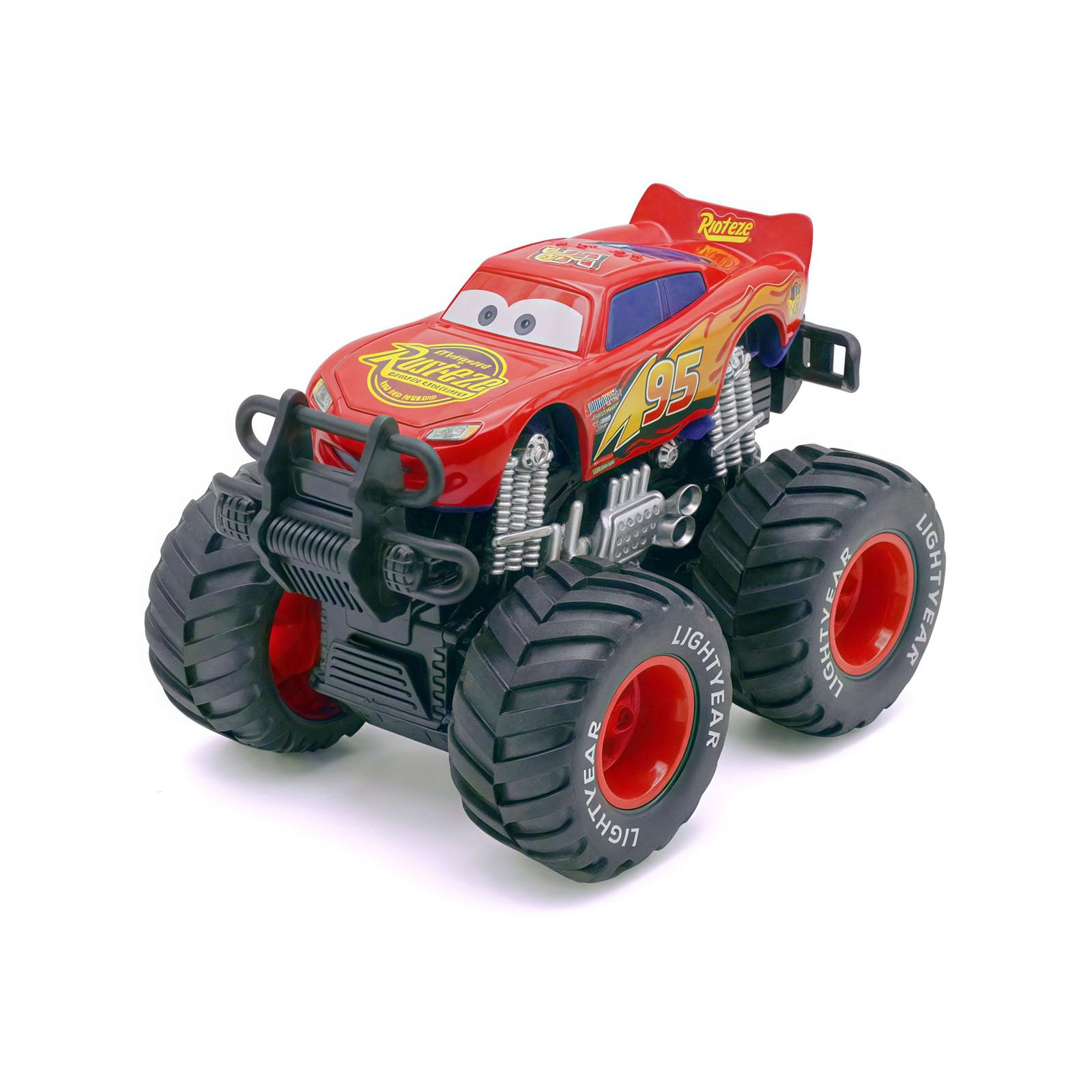 ZXIHYYN 1/45 4.1inch Big Wheel McQueen and his Friends Metal Toy car,Friction Driven car Toy,1 Pack