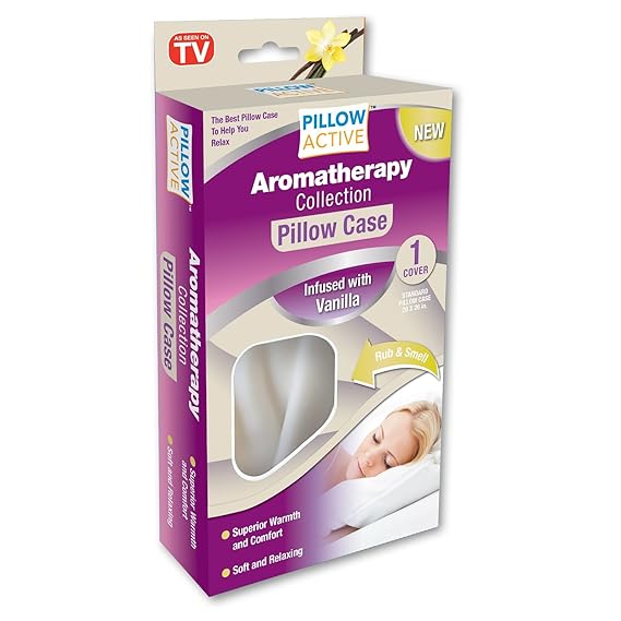 Pillow Active Aromatherapy Vanilla Pillow Case Amazon.co.uk Kitchen