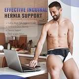 HEERTEEAJ Hernia Belt Truss for Men and Women Left or Right Side Support view 2