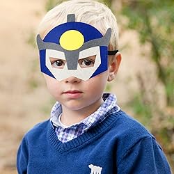 BeYumi 20Pcs Robots Felt Masks Set, Bots Party