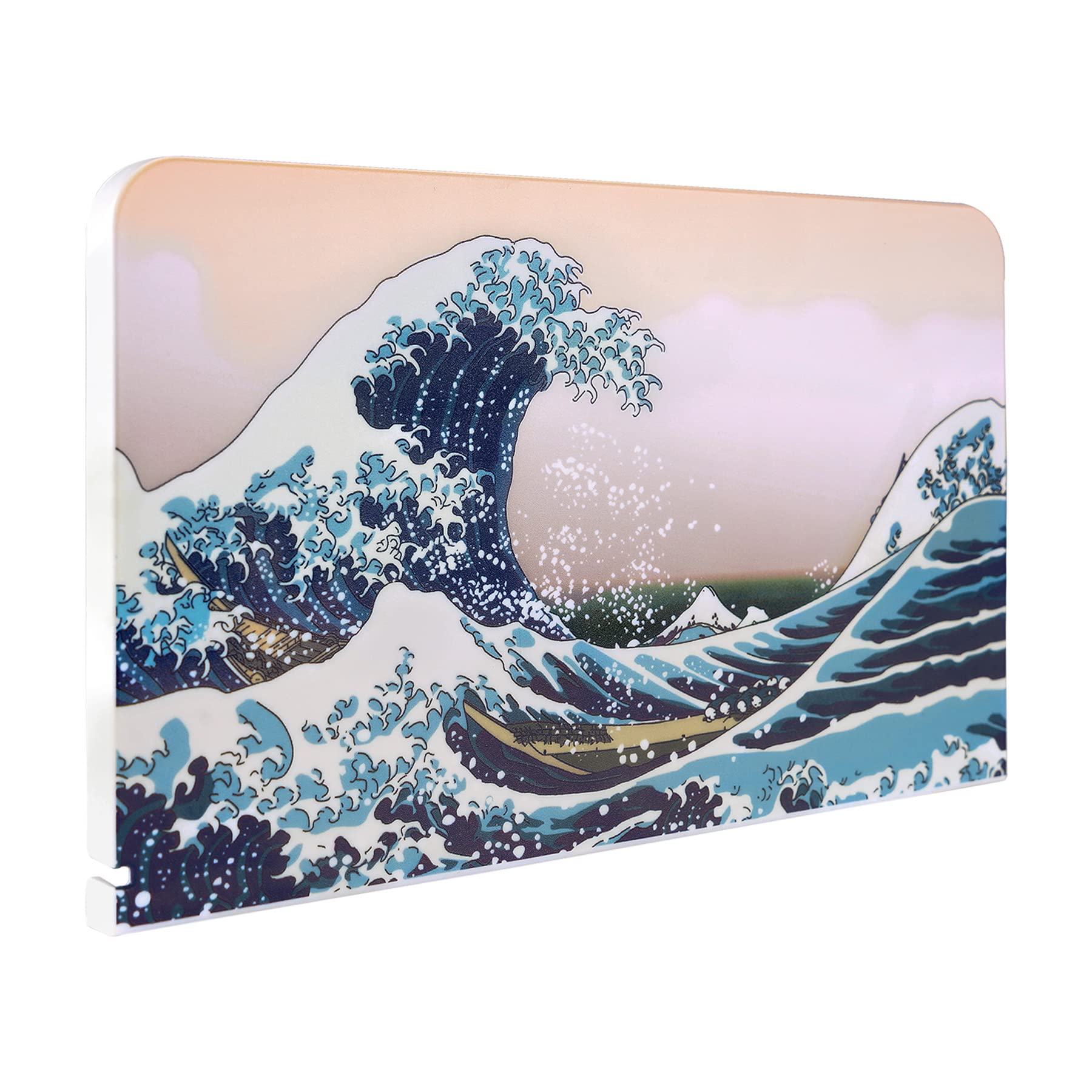 PlayVital The Great Wave Custom Dock Cover for Nintendo Switch OLED, Dust Anti Scratch PC Hard Faceplate Shell Cover for Nintendo Switch OLED Charging Station - Dock NOT Included