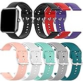RuenTech Compatible with Tensky IDW28/IDW19/ID208 Plus Smart Watch Bands, 22mm Replacement Flexible Silicone Bands for ID208 Plus BT Smartwatch (NOT for ID208BT)