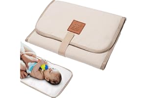 Folding Changing Pad | Foldable Comfortable Diaper Pad Waterproof,Diaper Mat with Stickers for Trips Travel Tours Littryee