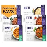 HMR Customer Favorites Entr&eacute;e Pack, 6 Ready-to-Eat Meals | Ready Meal Variety &ndash; Customer Favorite Selection &ndash; Microwave Entr&eacute;es &ndash; High Protein &ndash; Pack of 6