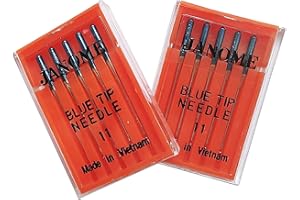 Sowiichi 2packs(5pcs/Pack) Blue tip Needles Size 11 for Janome Sewing Machines