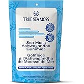Ashwagandha Gummies with Sea Moss, Burdock Root & Bladderwrack – Adaptogenic Superfood Complex – Vegan, Non-GMO, Gluten-Free