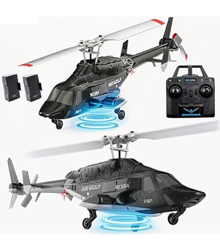 Amazon.com: Flight Modal RC Helicopter Airwolf 450 Pre-Painted