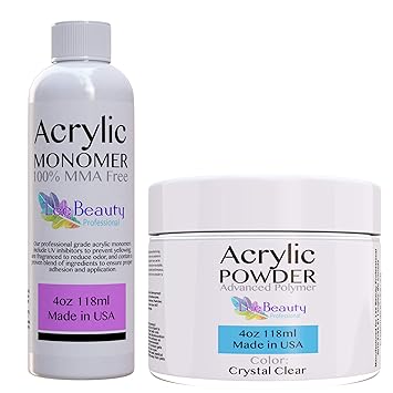 Amazon Com Kit De Unas Acrilicas Para Unas Acrilicas De Monomero Y Polvo De Polimero Profesional Para Hacer Unas Acrilicas Beauty