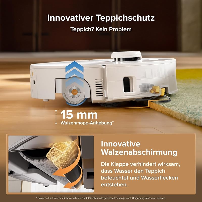 Qrevo Curv 2 Flow Saugroboter mit Wischfunktion, 20.000 Pa