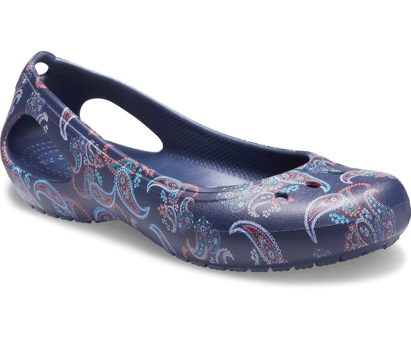 Buy crocs Women's Paisley Floral/Navy Fashion Slippers W6 (2062079A4) at Amazon.in