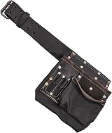Spares2go Oil Tanned Leather Multi Pocket Nails Pouch Tool Belt view 8