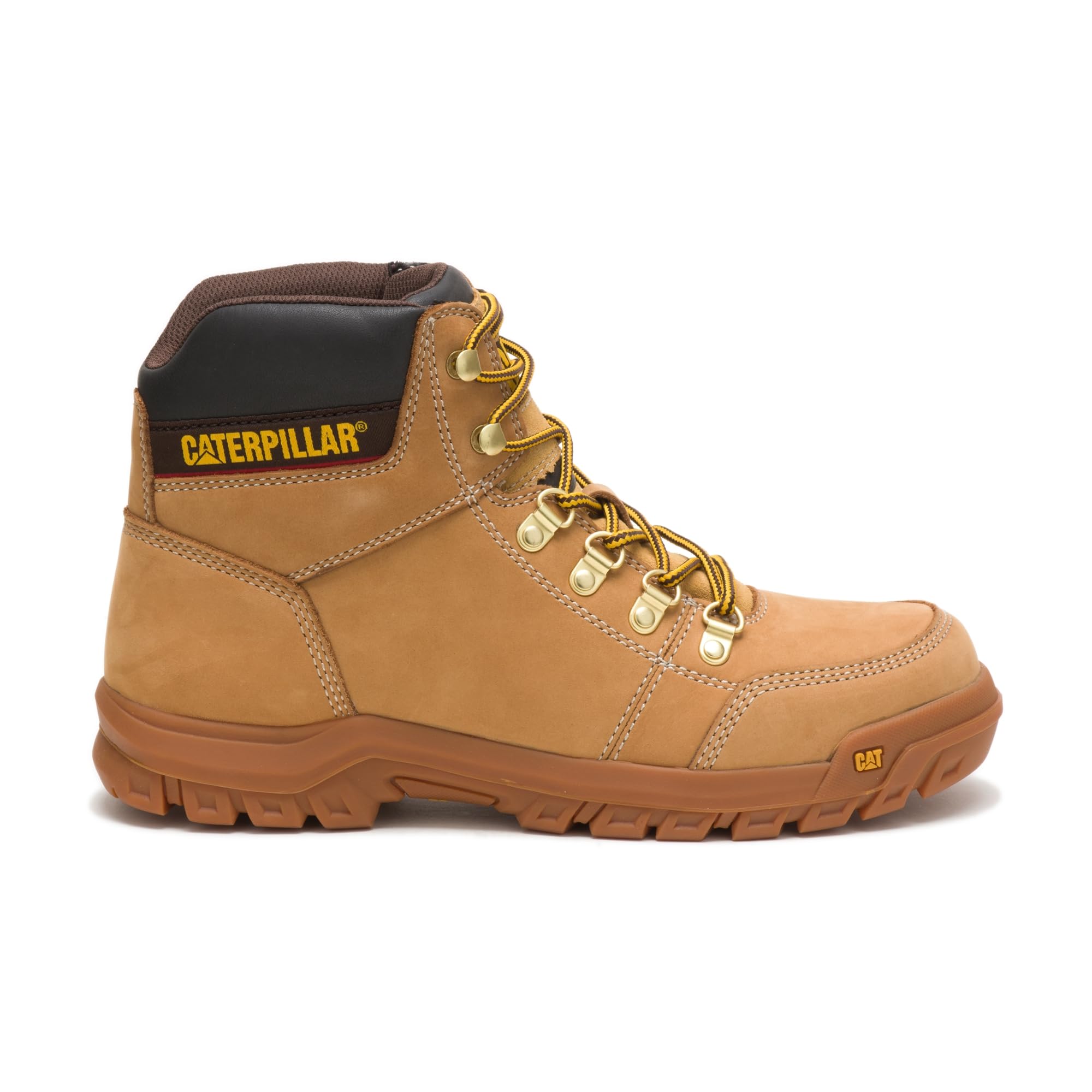 Photo 1 of Cat Footwear Men's Outline Soft Toe Work Boot, Honey, 11.5 Wide