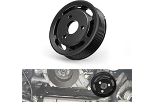 Bevinsee Heavy Duty Power Steering Pulley Belt Protection Compatible with E90 E91 E92 E93 E82 E88 135i 335i 335xi N54 3.0L, R