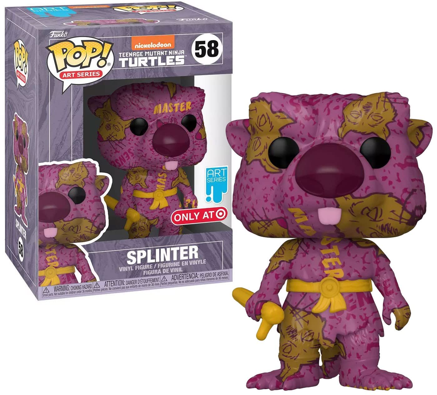 FUNKO POP! Artist Series: Nickelodeon: Teenage Mutant Ninja Turtles 2 - Splinter w/Case (S.E.) -58 //60107