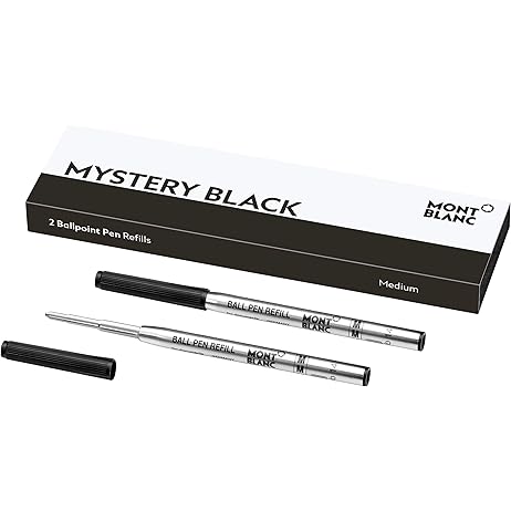 Amazon.com : Montblanc Ballpoint Pen Refills Small Mystery Black 