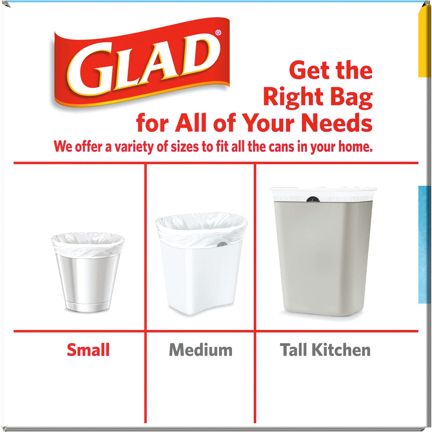 Glad Small Trash Bags 4 Gallon, Febreze Beachside Breeze Garbage Bags, Odor Resistant with Drawstring, 80 Count