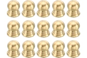 PATIKIL M6x10x12mm Cap Nut, 15 Pack Acorn Nut Screw Knob Cap Insert Bolt Cover Female Thread Knurled Decorative Hardware Fitt