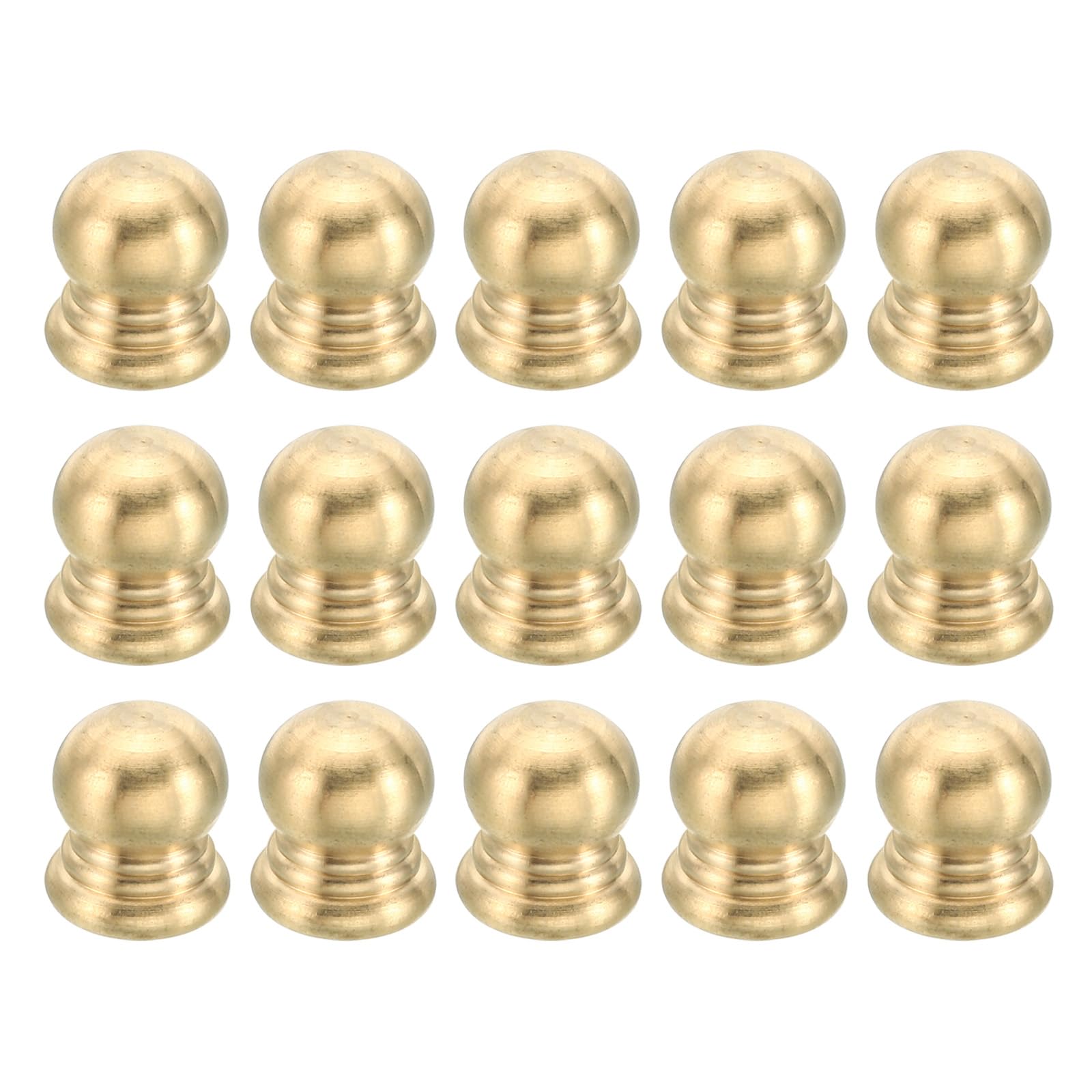 PATIKIL M6x10x12mm Cap Nut, 15 Pack Acorn Nut Screw Knob Cap Insert Bolt Cover Female Thread Knurled Decorative Hardware Fittings Lamp Light Fixtures