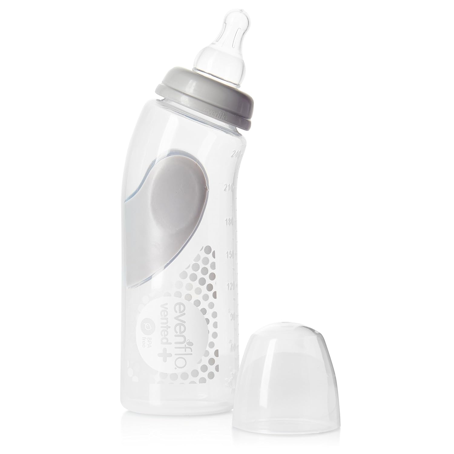 Evenflo Feeding Advanced Angled Vented Bottles, 9 Ounce (Pack of 6) : Baby