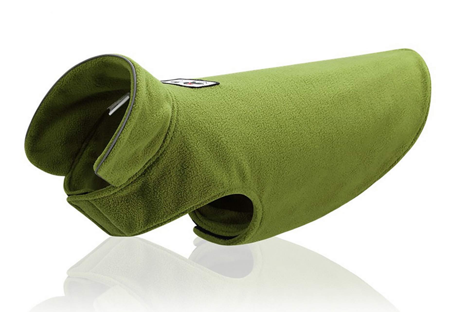 Morezi Cozy Fleece Dog Coats Puppy Clothes Elastic Belly Vest Waistcoat Winter Warm Jacket Reversible Dog Coat for Small Medium Large Dogs - Green - XXL