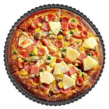 M.Z.A Crusty Bake - Bandeja antiadherente para hornear pizza ...